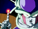 Frieza preparing to destroy Planet Vegeta