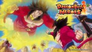 Goku y Broly Super Saiyan 4.