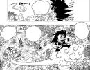 Goku yelling for Kinto'un at Fry-Pan Mountain