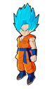Super Saiyan Blue Goku in Dragon Ball Fusions