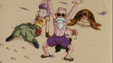 Roshi is arrested by the Red Ribbon Army