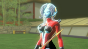 DBXV2 Towa (Warrior from the Demon World Saga) Towa in Toki Toki City circa Age 850 (By Shenron's Might! Restoring History Cutscene 1)