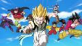 Adult Gotenks with his allies (17th DBH trailer)