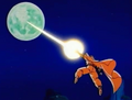 Piccolo destroys the moon