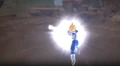 Vegeta fires his Maximum Flasher in Raging Blast 2