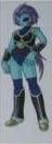 Artwork of a Female Frieza Force member (Dragon Ball Online)
