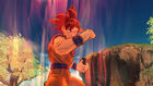 Super Saiyan God Goku in Battle of Z