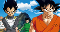 Vegeta and Goku with the other Z Fighters