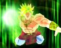 Broly uses his Throwing Blaster