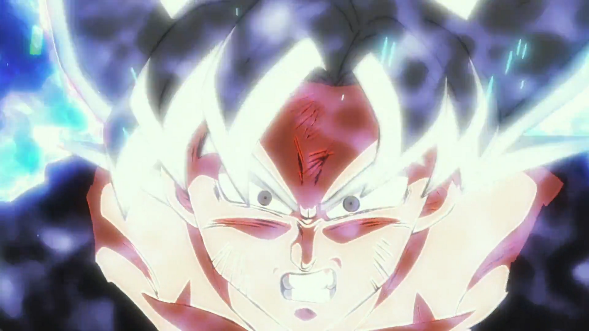 Dragon Ball Serious Vegeta with Glowing Eyes Desktop Wallpaper