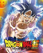 Son Goku egoísta en la carátula de la caja número 11 del Blu-ray de Dragon Ball Super[43].