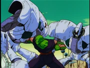 Piccolo battles Cyclopian Guards