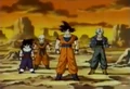 ZFighters(Terebikko).png (517 KB) Gohan, Krillin, Goku, and Future Trunks