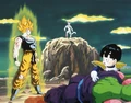 Goku prepared to destroy Frieza