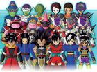 Render of the Saiyan Heroine with 17 other Hero Avatars from Dragon Ball Heroes