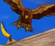 Aquila attacca Son Gohan
