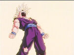 Gohan powering up