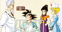 Goku in the hospital