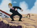 The announcer right before declaring Goku winner of the 23rd Tournament
