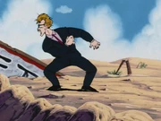 The Tournament Announcer right before declaring Goku the winner