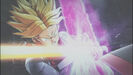 Super Saiyan Anger Trunks in a cutscene of Xenoverse 2