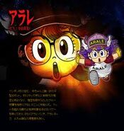 Arale en Budokai Tenkaichi 3.