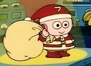 The second robot designated Caramel Man 007