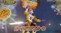 Golden Frieza prepares the attack in Dragon Ball Heroes