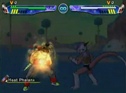 Bardock preparando la técnica en Dragon Ball Z: Budokai 3.