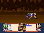 Piccolo atacando Dragon Ball Z Super Saiya Densetsu