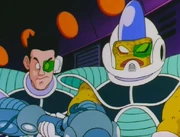 The black-haired member of this race charges at King Vegeta