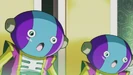 Zeno and Future Zeno watching the Tournament of Power