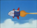 Oolong using his Rocket form