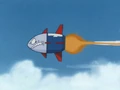 Oolong using his Rocket form
