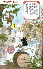 Goku in the woods