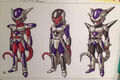 Concept artwork for the Frieza Clan Avatars featuring Frieza Clan Hero wearing his Hero Suit from Dragon Ball Heroes