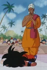 Nam in front of a dizzy Goku