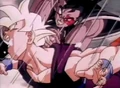 Turles hits Gohan with a Pressure Point Attack in Plan to Eradicate the Saiyans