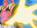 Super Buu continues charges his energy blast