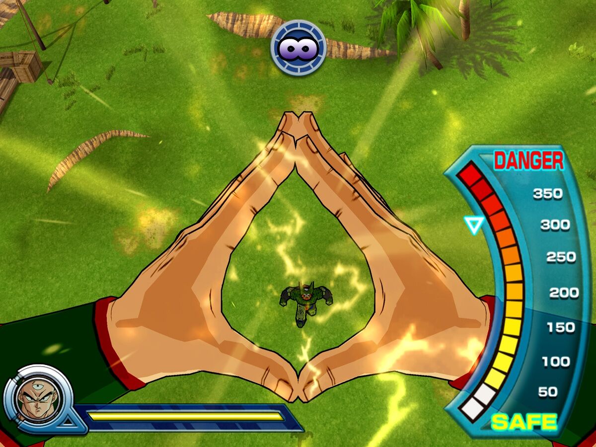 Infinite energy cheats in Super Dragon Ball Z (PS2) 