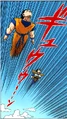 Goku and Vegeta relocate in the manga (Full Color)