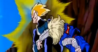 Android 18 punches Vegeta