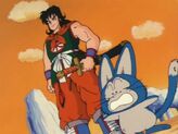 Yamcha and Puar talking about Oolong