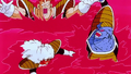 The Ginyu Force knocked into the Bloody Pond in Hell