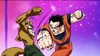 Lavender dodges Gohan's punch