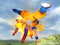 Super Saiyan Goku kicks Lord Slug