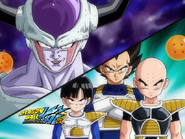 Second Form Frieza, and Gohan, Vegeta and Krillin