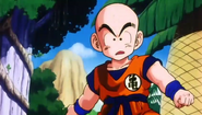 Krillin during the arrival of the Saiyans