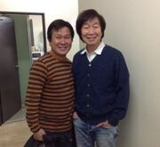 Yūji Mitsuya and Toshio Furukawa in December 2012