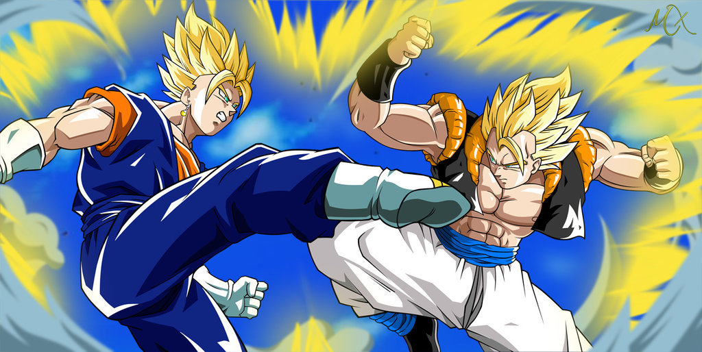 Vegetto vs Gogeta